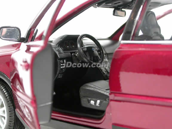 2005 Volvo XC90 V8 diecast model car 1:18 scale die cast by Welly - Dark Red 12549w