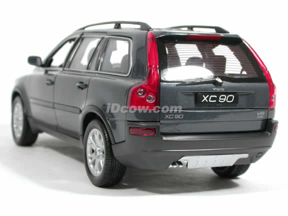 2005 Volvo XC90 V8 diecast model car 1:18 scale die cast by Welly - Dark Grey 12549w