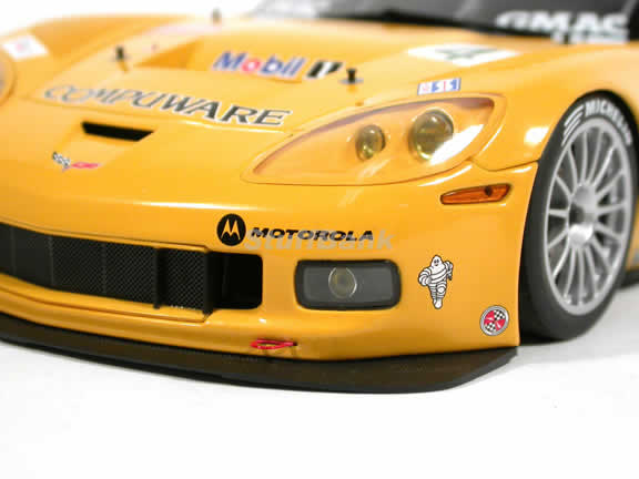2005 Chevrolet Corvette C6R #4 diecast model car 1:18 scale Laguna SECA Winner by AUTOart - 80550