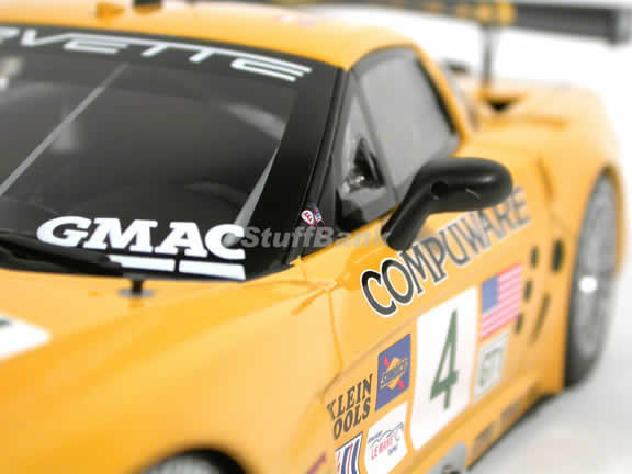 2005 Chevrolet Corvette C6R #4 diecast model car 1:18 scale Laguna SECA Winner by AUTOart - 80550