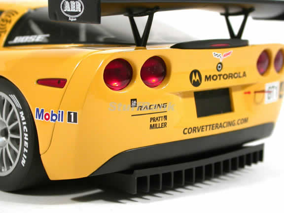 2005 Chevrolet Corvette C6R #4 diecast model car 1:18 scale Laguna SECA Winner by AUTOart - 80550