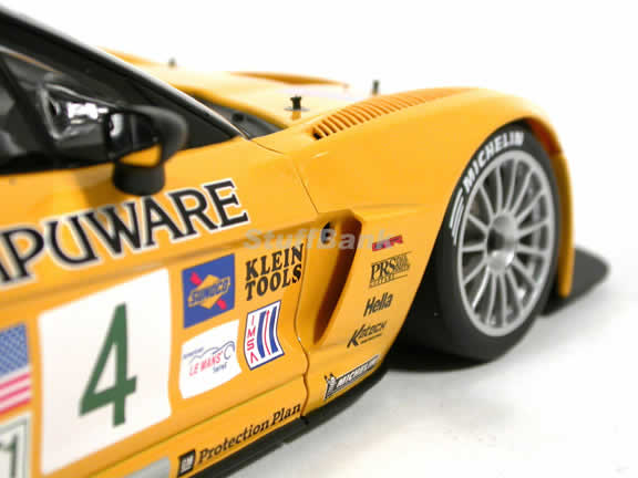 2005 Chevrolet Corvette C6R #4 diecast model car 1:18 scale Laguna SECA Winner by AUTOart - 80550