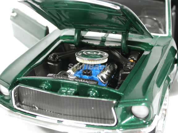 1967 Ford Mustang diecast model car 1:18 scale Fast and Furious 3 Tokyo Drift by Ertl - Green 53611A