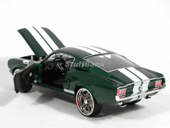 1967 Ford Mustang diecast model car 1:18 scale Fast and Furious 3 Tokyo Drift by Ertl - Green 53611A