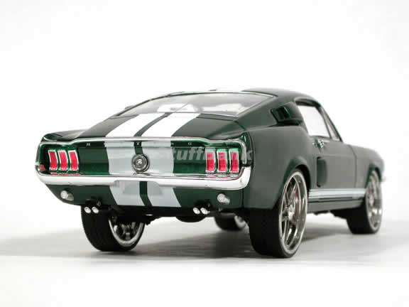 1967 Ford Mustang diecast model car 1:18 scale Fast and Furious 3 Tokyo Drift by Ertl - Green 53611A