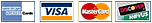 AMEX, Visa, Master Card, Discover