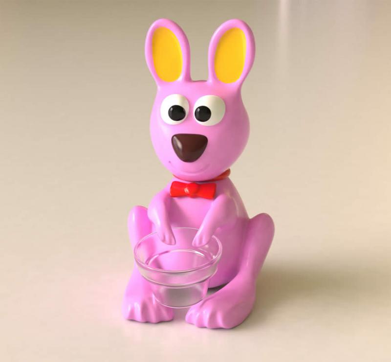 Rabbit Toothbrush Holder